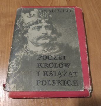 Stary zestaw poczet królów polskich Jan Matejko 