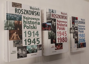 Najnowsza Historia Polski 3 tomy W. Roszkowski 