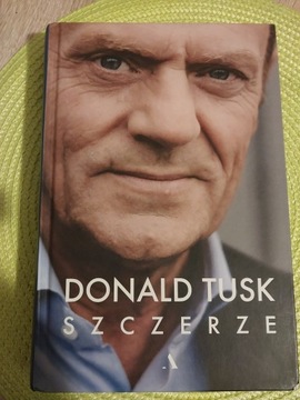 Książka  Donalda Tusk pt. "Szczerze"