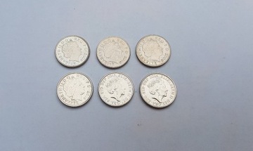 Monety Wielka Brytania / 5, 10, 20 Pence