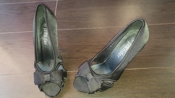 Buty Damskie Szpilki Sandały Rozmiar 36 CZARNE 