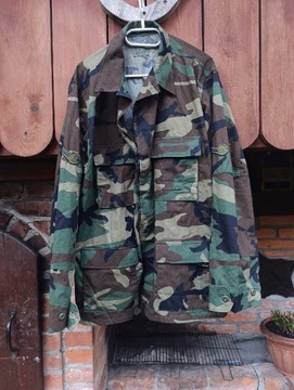 Bluza wojskowa BDU twill woodland L Large Nowa