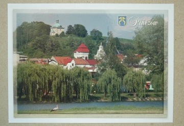 Pińczów. Panorama miasta od str.płd