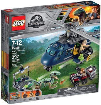 LEGO 75928 Jurassic World - Pościg za śmigłowcem