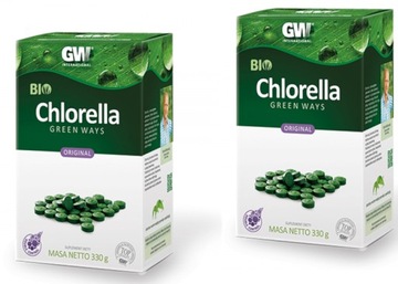 2x CHLORELLA BIO Green Ways-1320 mini tabl.,330 g.