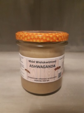 Miód Ashawanda nektarowy smakowy kremowany 0,4 kg
