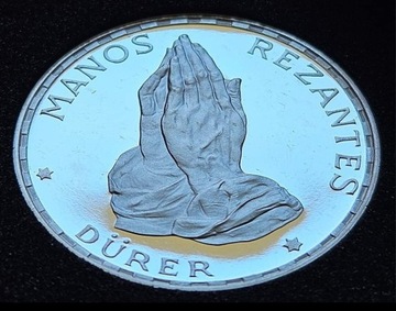50 peset 1970 Gwinea Równikowa- Srebro 