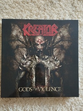Kreator - Gods of Violence 2xRed LP+CD+BLU-RAY box