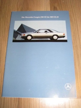 Prospekt Mercedes 124 Coupe