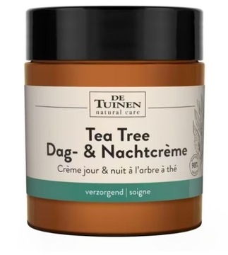 De Tuinen Tea Tree Dag- & Nachtcrème - 120ml