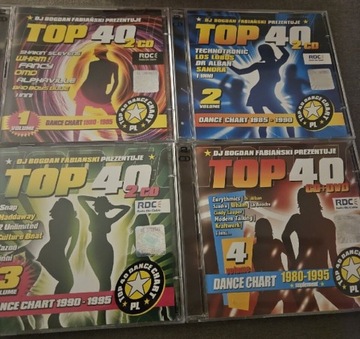 Top 40 DJ Fabiański 7CD+DVD 1980-1995 dance chart