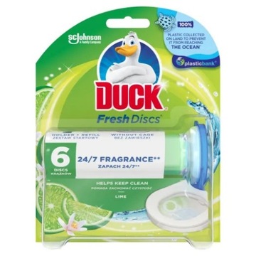 Duck Fresh Discs Lime żelowe krążki