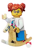 Lego minifigures seria 24 dziewczynka konik 71037