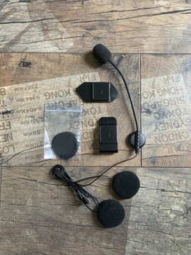 Zestaw słuchawkowy - mikrofon+klips do interkomu