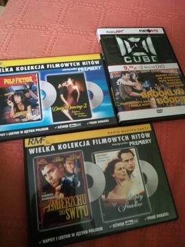 6 fimów, 3 X DVD pakiet , Cube, Pulp fiction 