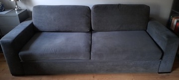 Sofa rozkładana szara