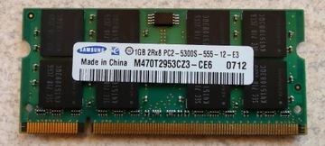 RAM DDR2, 1GB, Samsung M470T2953CZ3-CE6
