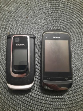 Nokia 6131,Nokia C2-02 uszkodzone na cześci 