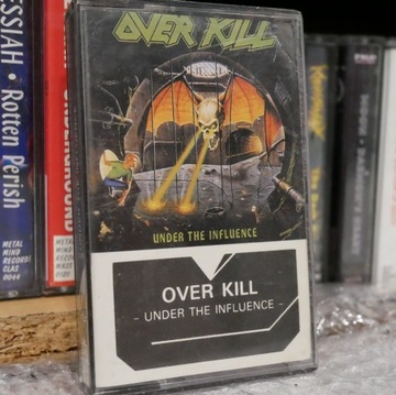 Overkill - Under the Influence MC kaseta thrash