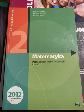 Podręczniki i zbiory zadań do matematyki 