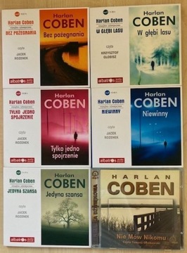 Harlan Coben - 6 audiobooków, stan idealny