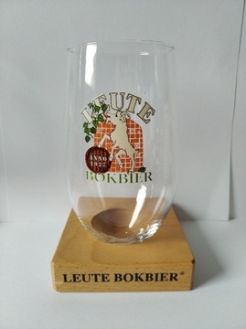 Leute Bokbier - kulawka + podstawka 0,4L (Belgia)