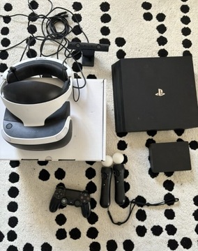 Konsola PS4 pro 1 tb + ps vr + 2 kontroler +kamera