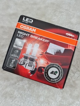 Żarówki Osram night breaker H7 LED Komplet 