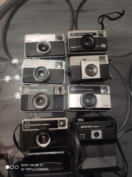 Kodak Instamatic -8x sztuk kolekcja 