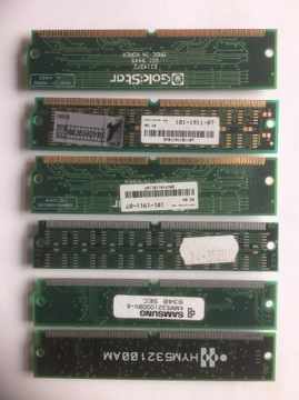 6x pamięć Retro RAM SIMM OPTIMUS