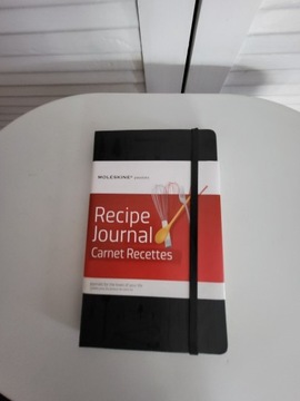 Moleskine luksusowy recipe journal pzrepisy nowy