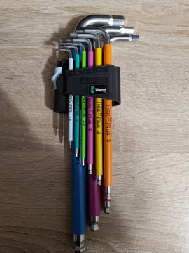 WERA 3950/9 imbus Multicolour 9 sztuk nierdzewne