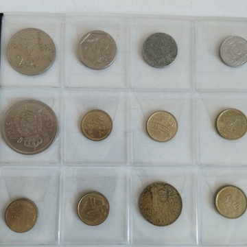 Hiszpania  zestaw monet każda inna