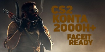 KONTO STEAM CS2 | 2000H+ | FaceIT READY | CSGO