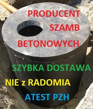 szambo szamba studzienki betonowe zbiorniki SZYBKO