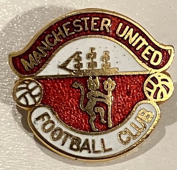 przypinka Manchester United Fotball Club kibica 