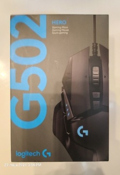 Myszka Logitech G502 Hero sensor optyczny