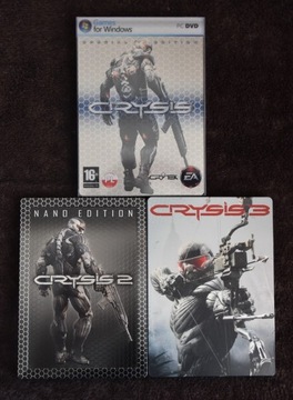 Crysis 1-3 Steelbooki