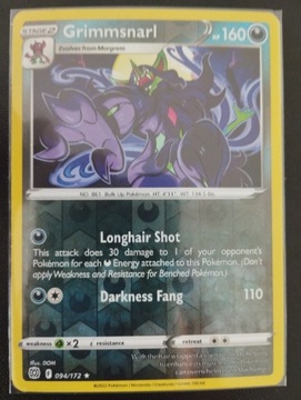 Brilliant Stars - Grimmsnarl rare Reverse Holo