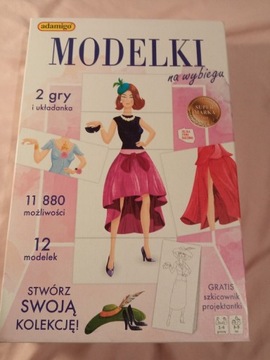 Adamigo układanka modelki na wybiegu 