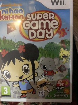 Nintendo Wii NiHao Kai Lan super game day