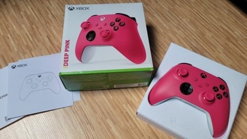 NOWY PAD XBOX SERIES X DEEP PINK RÓŻOWY BOX