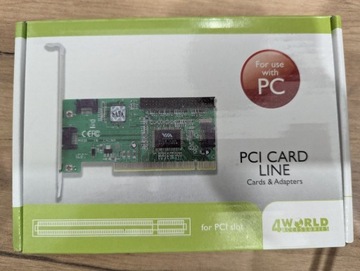 Kontroler Karta PCI USB 2.0 5 portów (4+1)