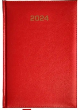 Kalendarz książkowy 2024 A5 różne kolory elegancki