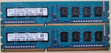 RAM 8GB (2x4GB) 1600MHz DDR3 CL11 PC3-12800