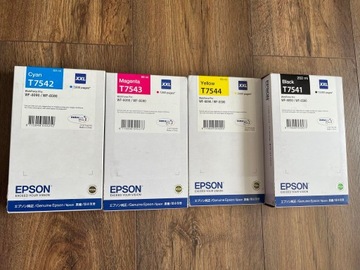 TUSZ EPSON T7541 T 7542 T7543 T7544 ORYGINALNE