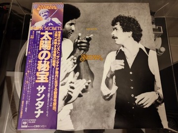 CARLOS SANTANA INNER SECRETS LP JAPAN OBI NM 1978
