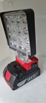 Lampa led robocza na akumulator bosch 18v GBA 