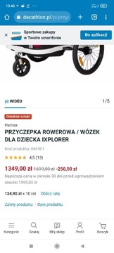 przyczepka rowerowa  IXPLORER HAMAX