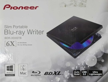 Pioneer blu-ray writer przenośna nagrywarka